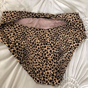 Victoria's Secret High Waist Animal Print Bottom